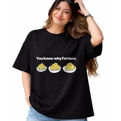 Best Thanksgiving Family Shirt , Funny Thanksgiving UnisexT-Shirt/Hoodie/Sweatshirt HLT00 - Deviled Eggs You Know Why Im Here Thanksgiving Men Women Kid T-Shirt, Men, Black, 3X-Large