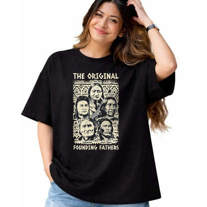 Native American T-Shirts, Vintage Native American Unisex T-Shirt/Hoodie/Sweatshirt HLT00 - Original Founding Fathers Native American Tribe