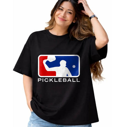 Funny Pickleball Shirt, Pickleball Lover Unisex T-Shirt/Hoodie/Sweatshirt HLT00 - Pickleball Long Sleeve T-Shirt Major Leagues