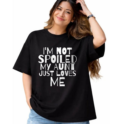 Best Wife Shirt, Wife and Husband Unisex T-Shirt/Hoodie/Sweatshirt HLT00 - Im Not Spoiled My Aunt Just Loves Me Auntie child T Shirt T-Shirt