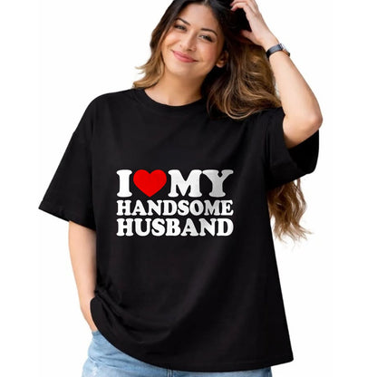 Best Wife Shirt, Wife and Husband Unisex T-Shirt/Hoodie/Sweatshirt HLT00 - I Love My Handsome Husband Shirt I Love My Husband T-Shirt