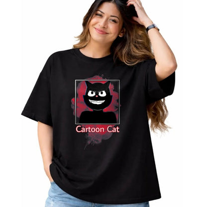 Cat Love Shirt, Funny Cat Lover Gift UnisexT-Shirt/Hoodie/Sweatshirt HLT00 - We All Love to Escape from Cartoon Cat, are You Afraid T-Shirt