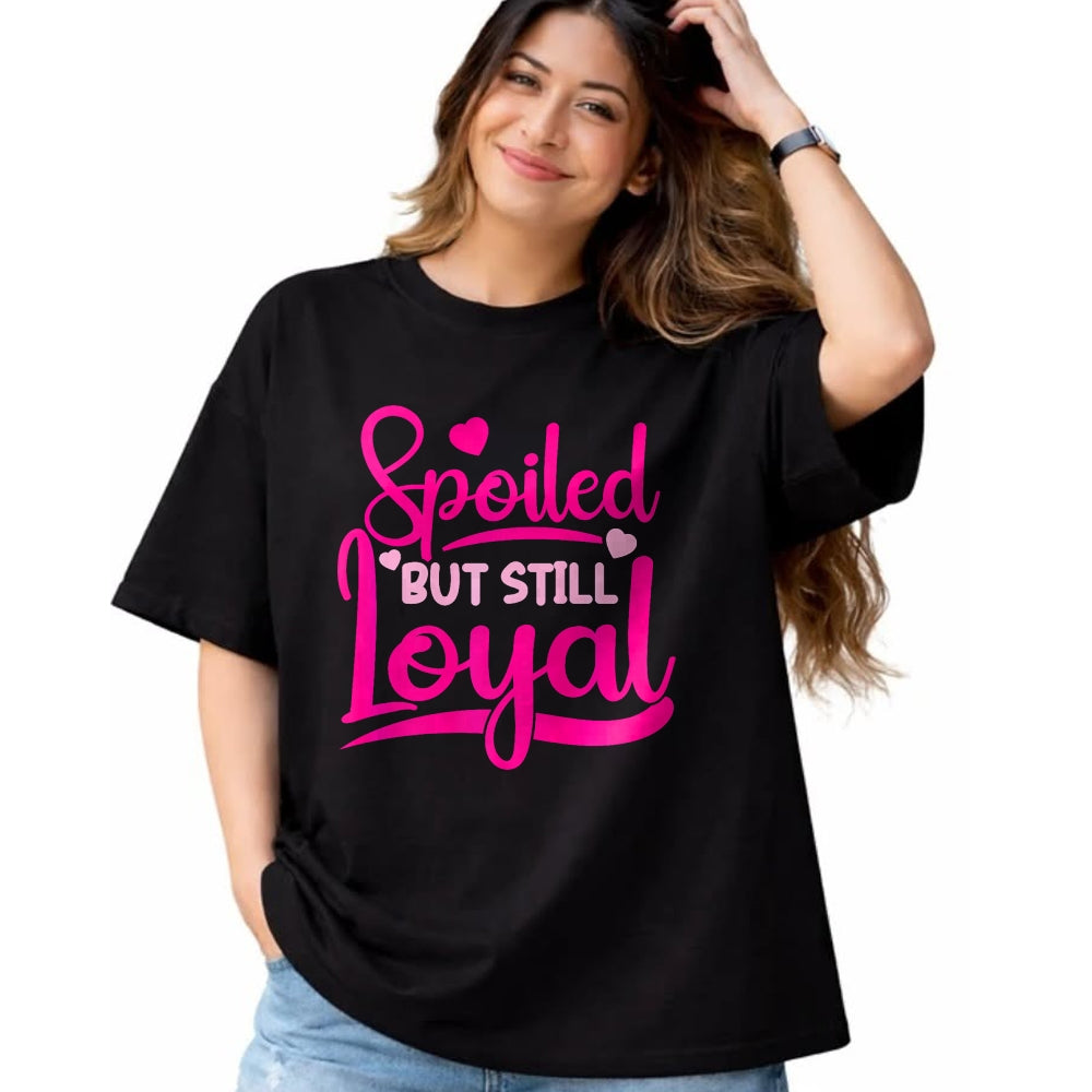 Best Wife Shirt, Wife and Husband Unisex T-Shirt/Hoodie/Sweatshirt HLT00 - Gift for wife T shirt, spoiled wife   Spoiled Wife Spoiled But Still Loyal Premium T-Shirt (3)