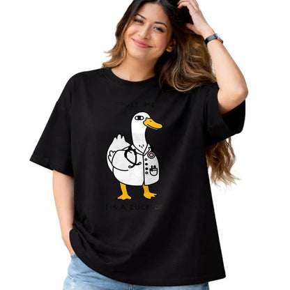 Best Doctor Shirt, Funny Doctor UnisexT-Shirt/Hoodie/Sweatshirt HLT00 - Trust Me Funny I_m A Ducktor - Doctor Sayings T-Shirt