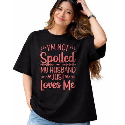Best Wife Shirt, Wife and Husband Unisex T-Shirt/Hoodie/Sweatshirt HLT00 - Gift for wife T shirt, spoiled wife   Funny Spoiled Wife Art For Women Girls Husband Spoiled Wife Pr (13)