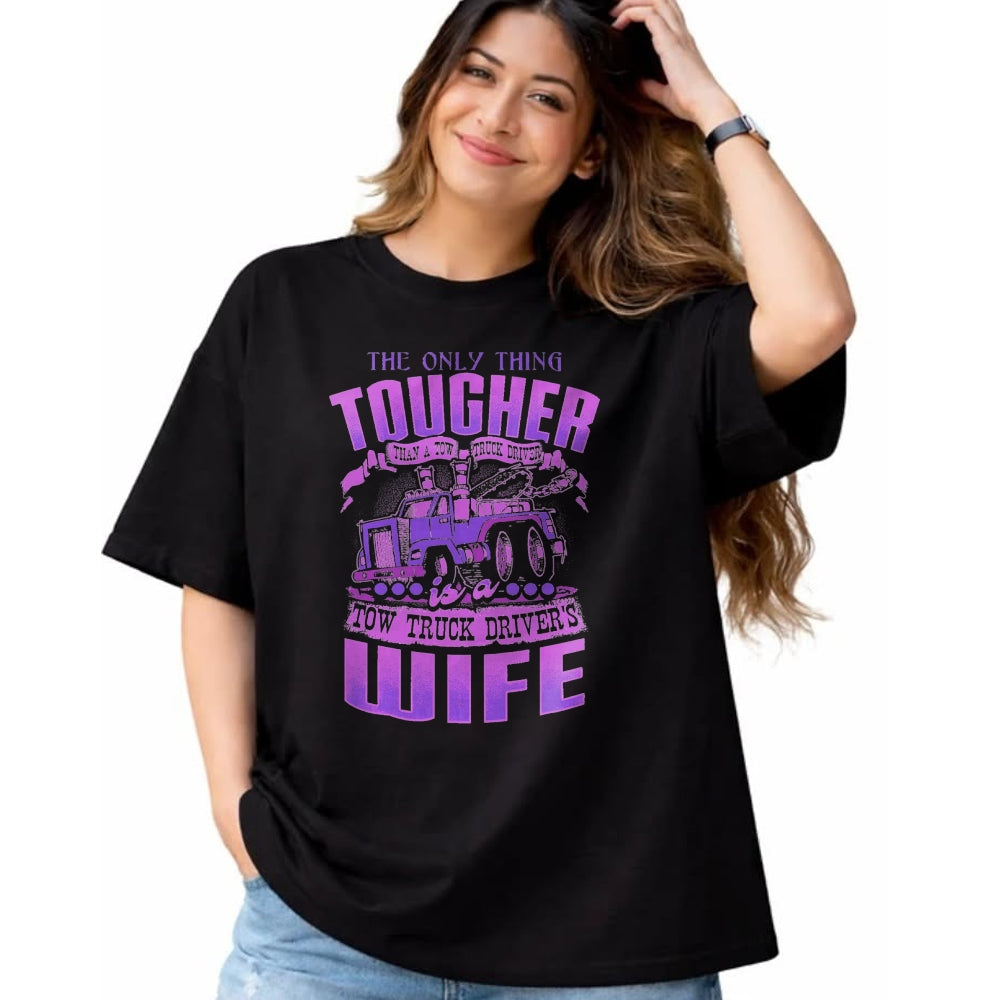 Best Truck Driver Life Shirt, Funny Trucker UnisexT-Shirt/Hoodie/Sweatshirt HLT00 - Tow Truck Drivers Wife Funny Tow Truck Drivers T-Shirt, Men, Black, X-Large
