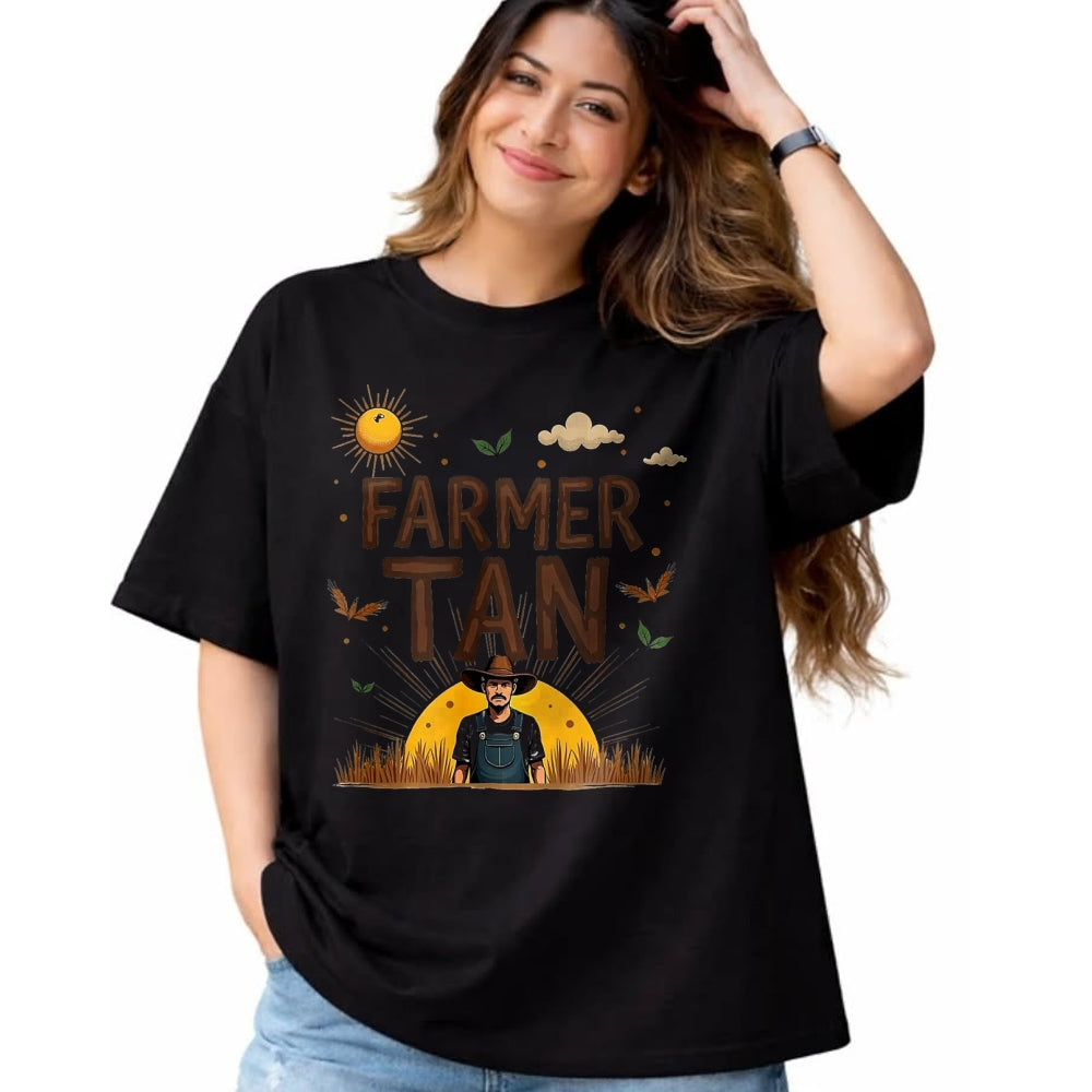 Best Farmer Life Shirt, Funny Farmer UnisexT-Shirt/Hoodie/Sweatshirt HLT00 - Farmer Tan Rustic Sun-Kissed Countryside T-Shirt