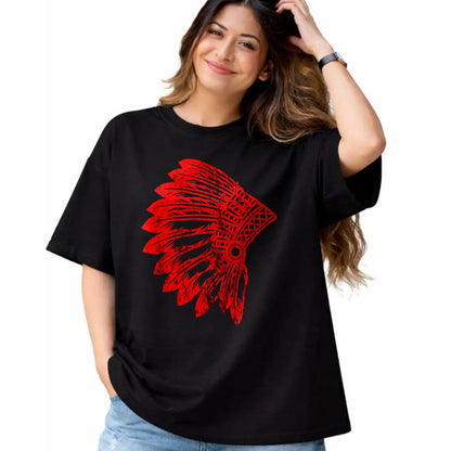 Native American T-Shirts, Vintage Native American Unisex T-Shirt/Hoodie/Sweatshirt HLT00 - Native American Feather Headdress Indian Chief Tribes Pride