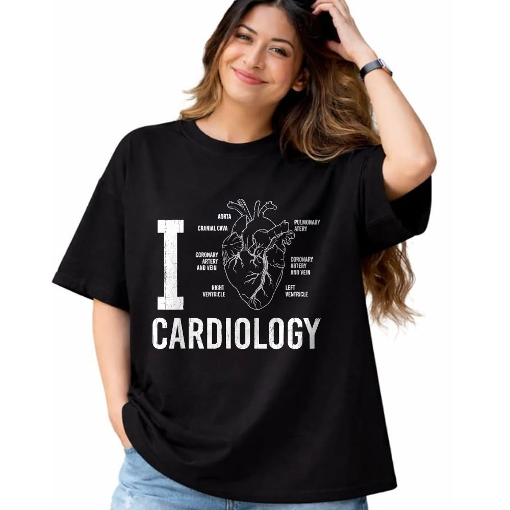 Best Doctor Shirt, Funny Doctor UnisexT-Shirt/Hoodie/Sweatshirt HLT00 - I Heart Funny Cardiologist Cardiology Graphic T-Shirt