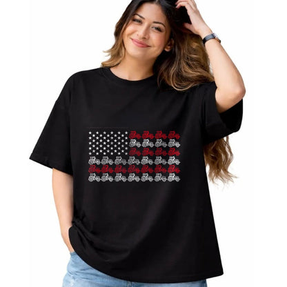 Best Farmer Life Shirt, Funny Farmer UnisexT-Shirt/Hoodie/Sweatshirt HLT00 - Proud Patriotic Freedom Designs Tractor American Flag Farmer T-Shirt - Unisex-AdultsKids, Black, Sh