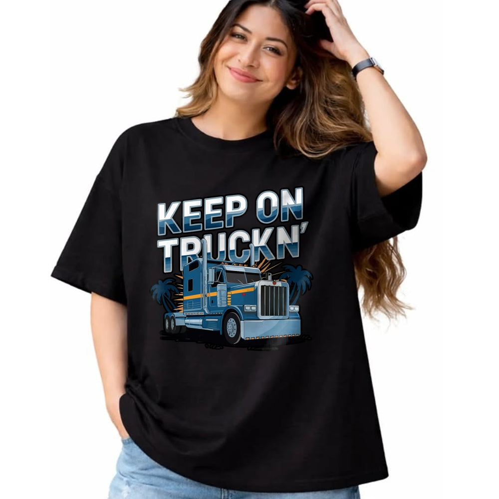 Best Truck Driver Life Shirt, Funny Trucker UnisexT-Shirt/Hoodie/Sweatshirt HLT00 - Long Haul Truck Driver Vehicle Truck Driving Trucker T-Shirt