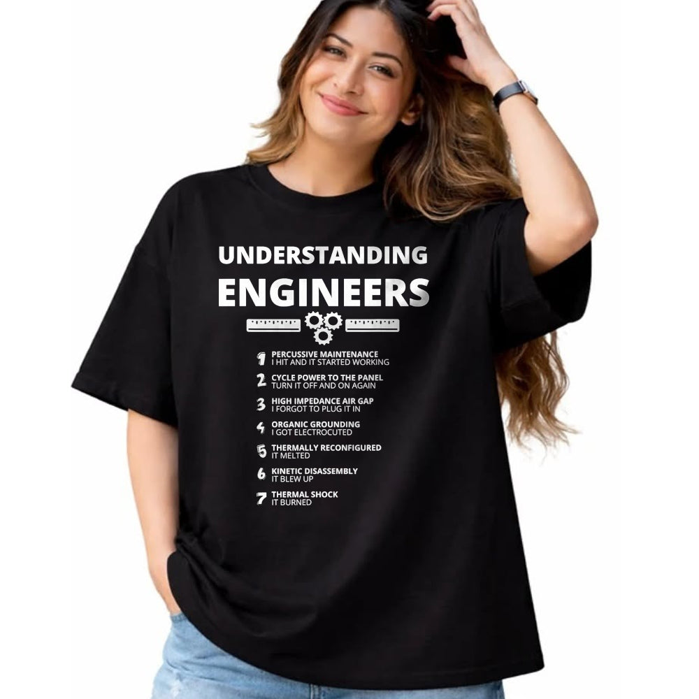 Best Mechanic Life Shirt, Funny Mechanic UnisexT-Shirt/Hoodie/Sweatshirt HLT00 - Understanding Engineers - Funny Sarcastic Engineering Gift T-Shirt Small