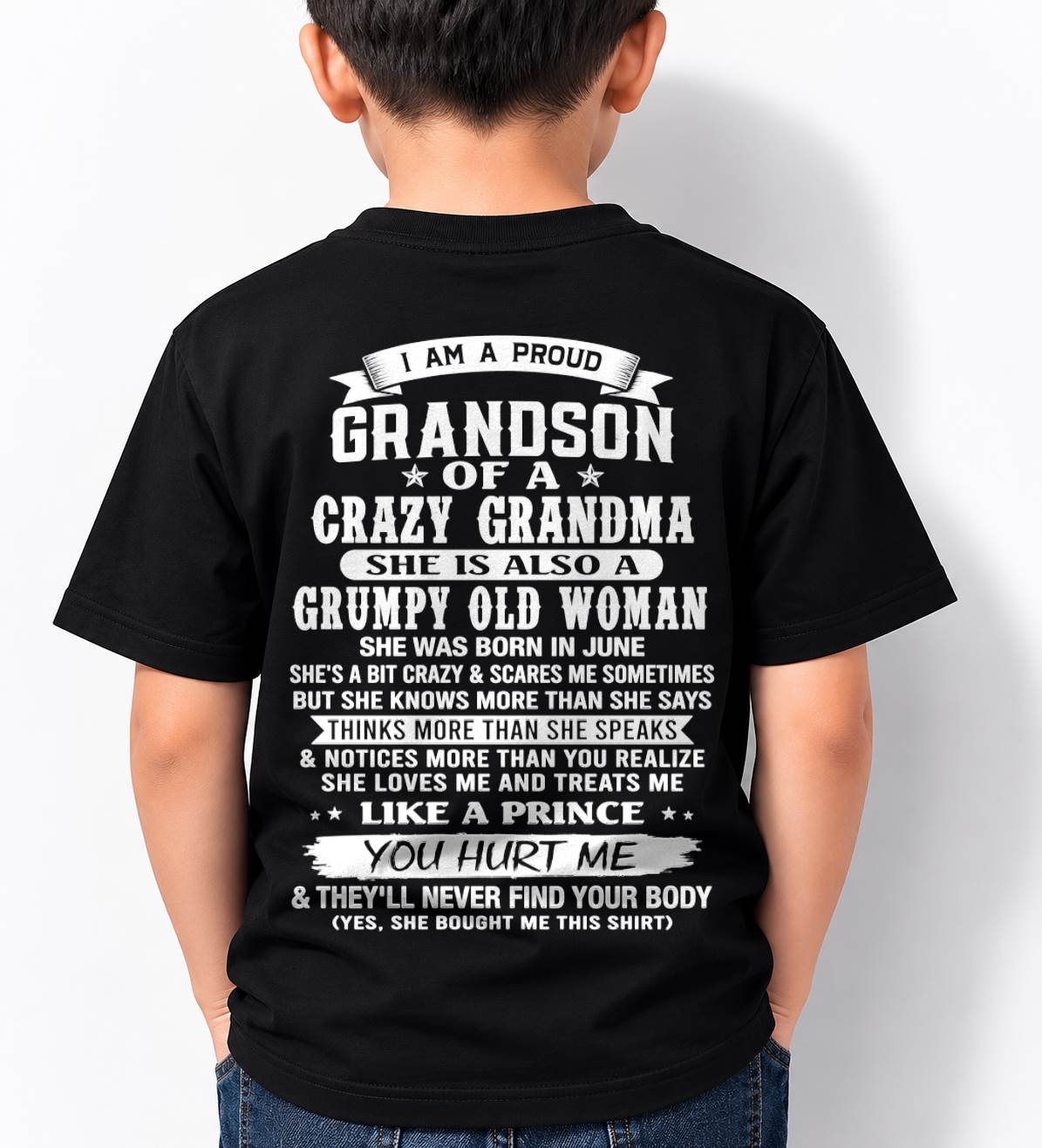 JUNE - GRANDSON OF A CRAZY GRANDMA - FROM GRANDMA - TLEE06 (SKU2606-274-06)