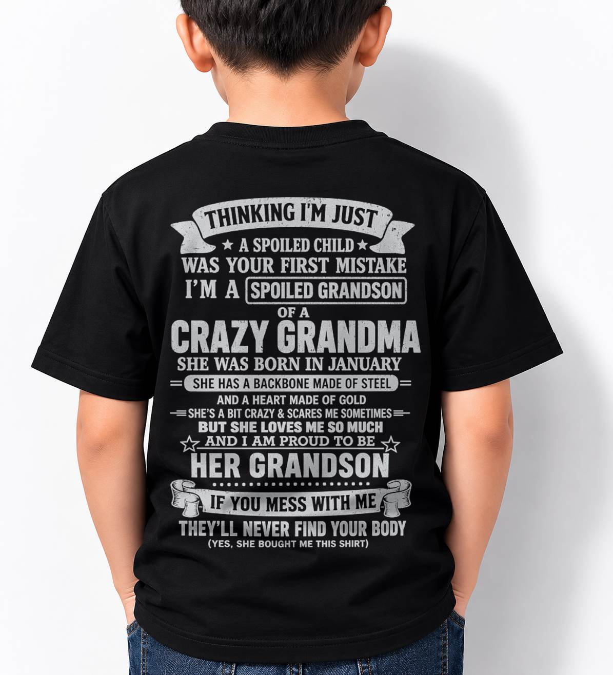 JANUARY - GRANDMA’S PROTECTION MODE: ON - FROM GRANDMA - TLEE01 (SKU2607-06-01)