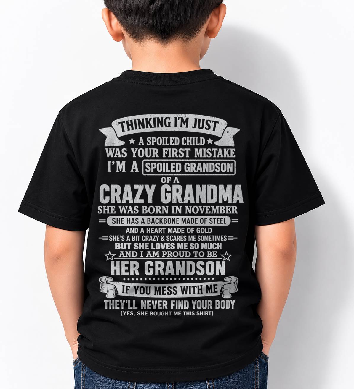 NOVEMBER - GRANDMA’S PROTECTION MODE: ON - FROM GRANDMA - TLEE11 (SKU2607-06-11)