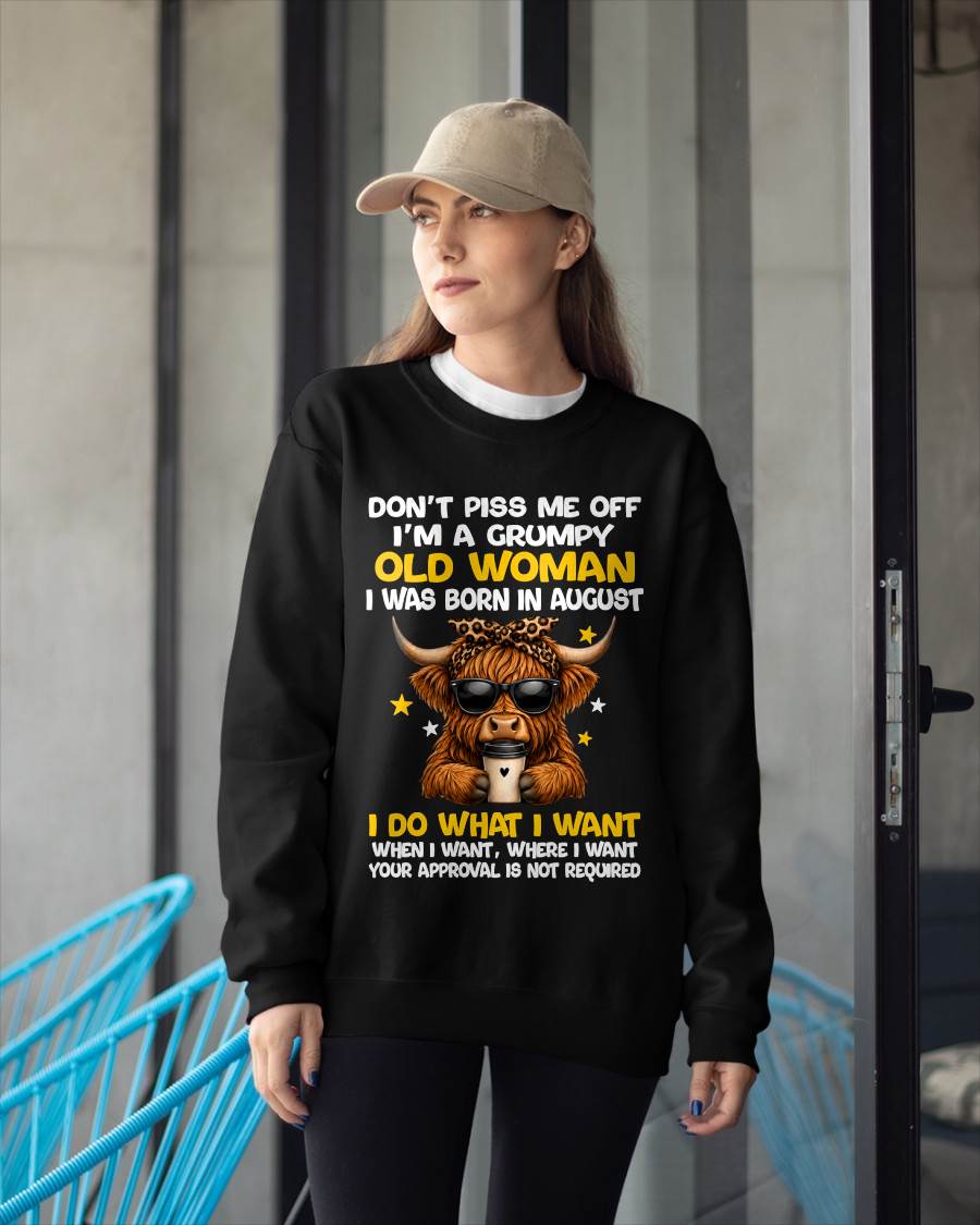 AUGUST BORN WOMAN FUNNY SHIRT - FOR WOMEN - TLEE08 (SKU2607-217-08)