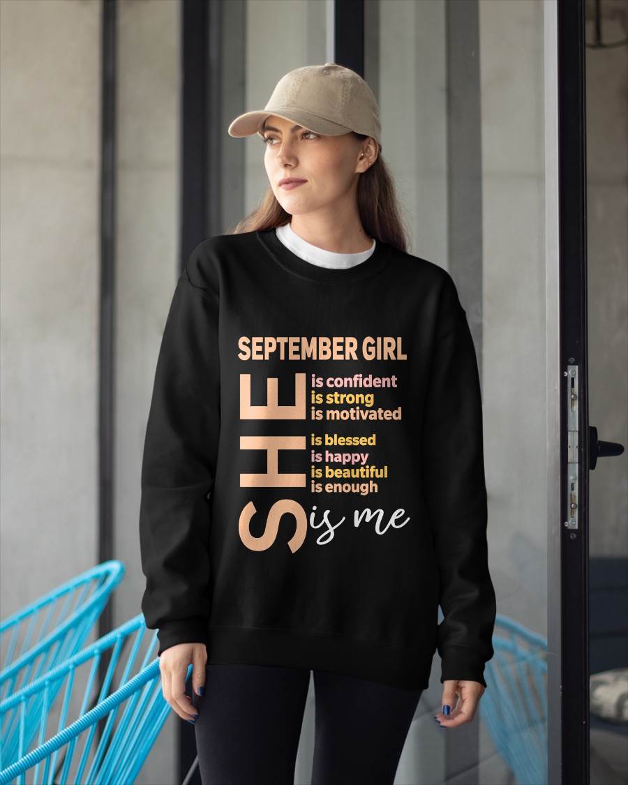 SEPTEMBER GIRL - SELF LOVE TYPOGRAPHY - FOR WOMEN - TLEE09 (SKU2606-255-09)