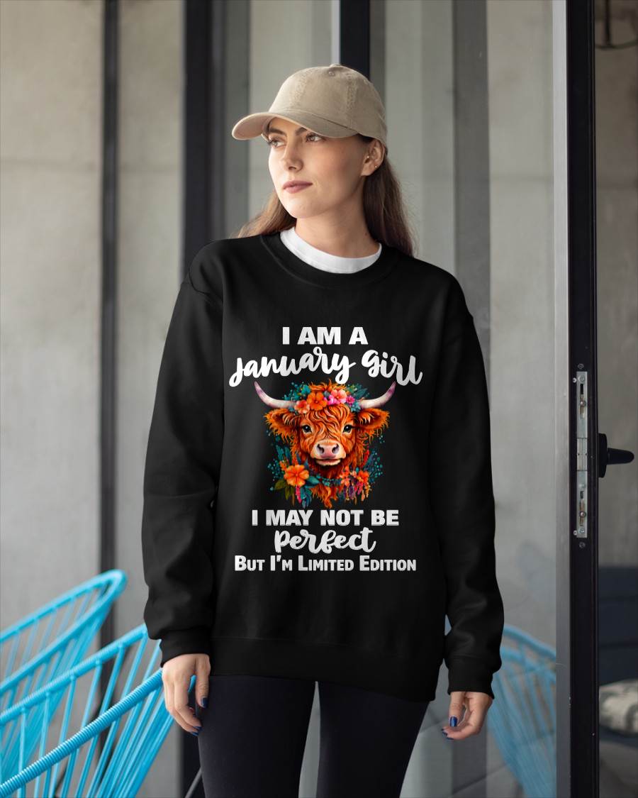 JANUARY GIRL ONE OF A KIND TEE - FOR WOMEN - TLEE01 (SKU2607-296-01)