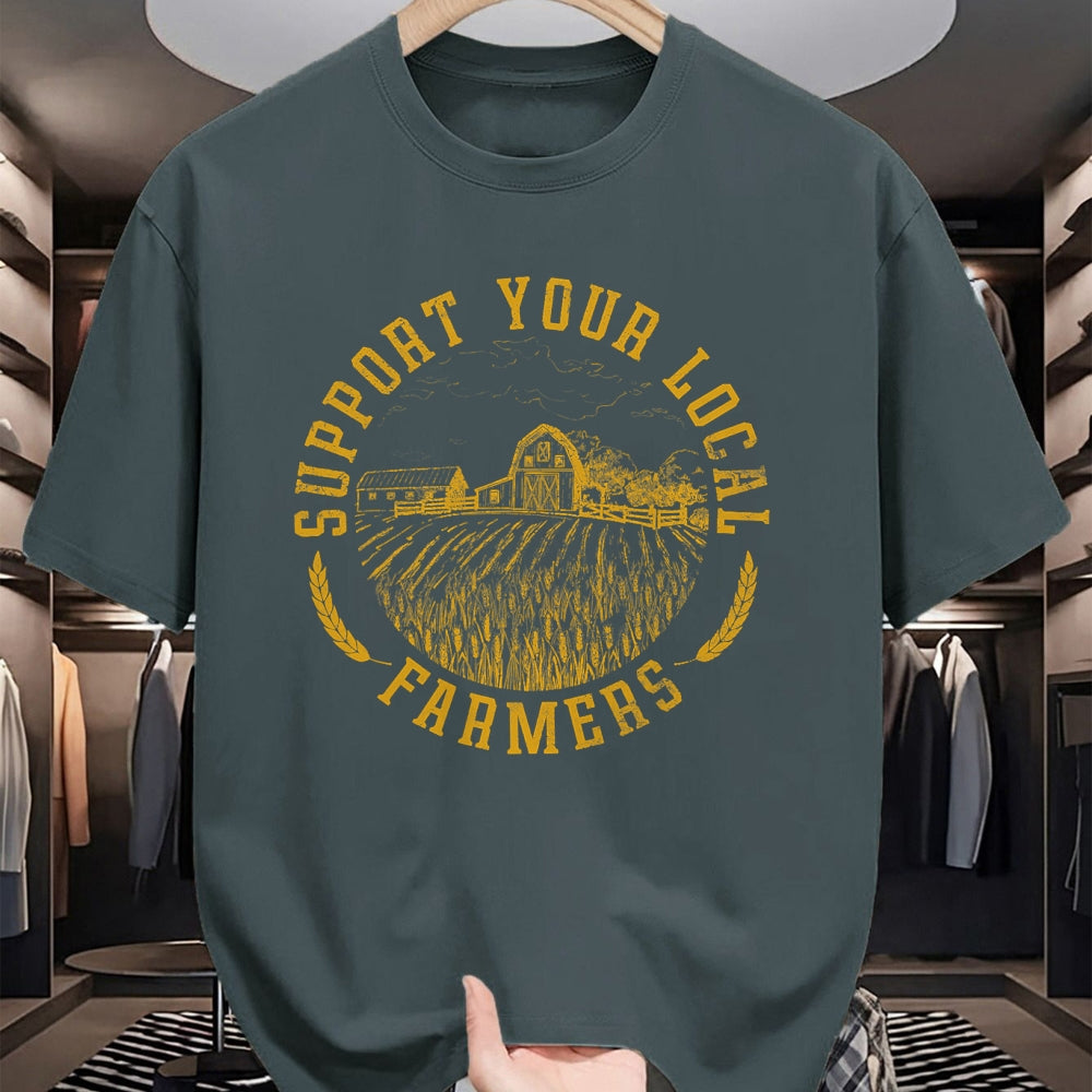 Best Farmer Life Shirt, Funny Farmer UnisexT-Shirt/Hoodie/Sweatshirt HLT00 - Vintage Support Your Local Farmers Farming Farm Farmer T-Shirt