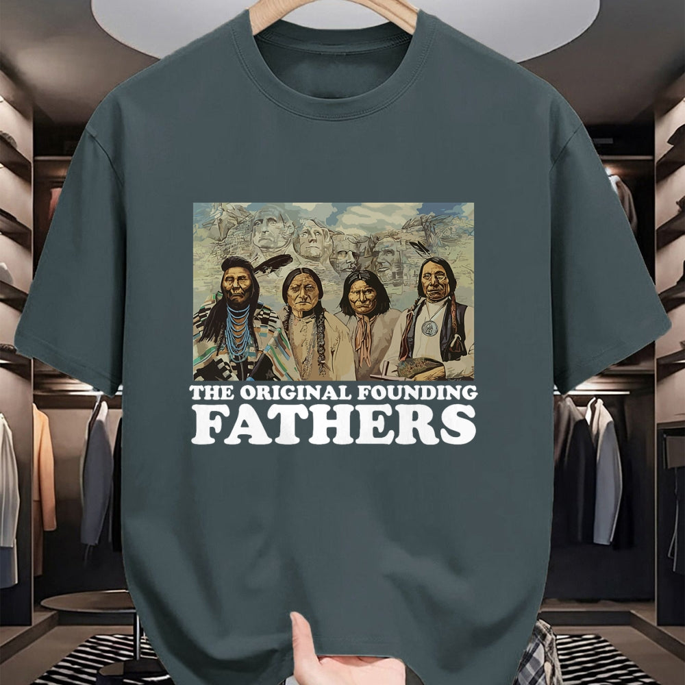 Native American T-Shirts, Vintage Native American Unisex T-Shirt/Hoodie/Sweatshirt HLT00 - The Original Founding Fathers Native American