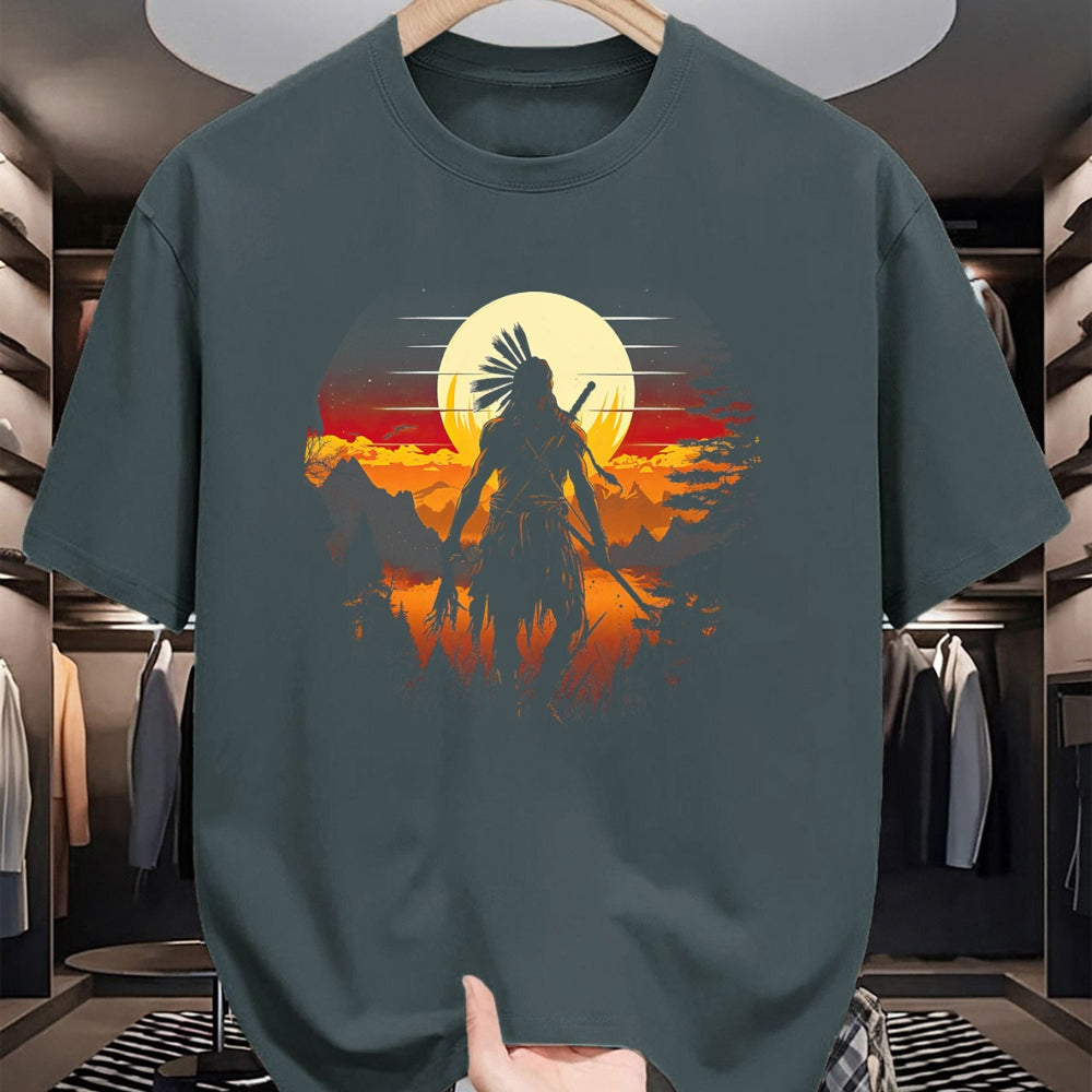 Native American T-Shirts, Vintage Native American Unisex T-Shirt/Hoodie/Sweatshirt HLT00 - Native American Chief Tribes Culture Sacred Sioux