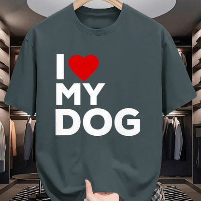 Dog Love Shirt, Dog Lover Gift T-Shirt/Hoodie/Sweatshirt HLT00 - I Love My Dog Tshirt for Dog Lovers with Heart T-Shirt