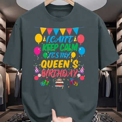 Best Wife Shirt, Wife and Husband Unisex T-Shirt/Hoodie/Sweatshirt HLT00 - I Can't Keep Calm It's My Queen Birthday husband wife T-Shirt