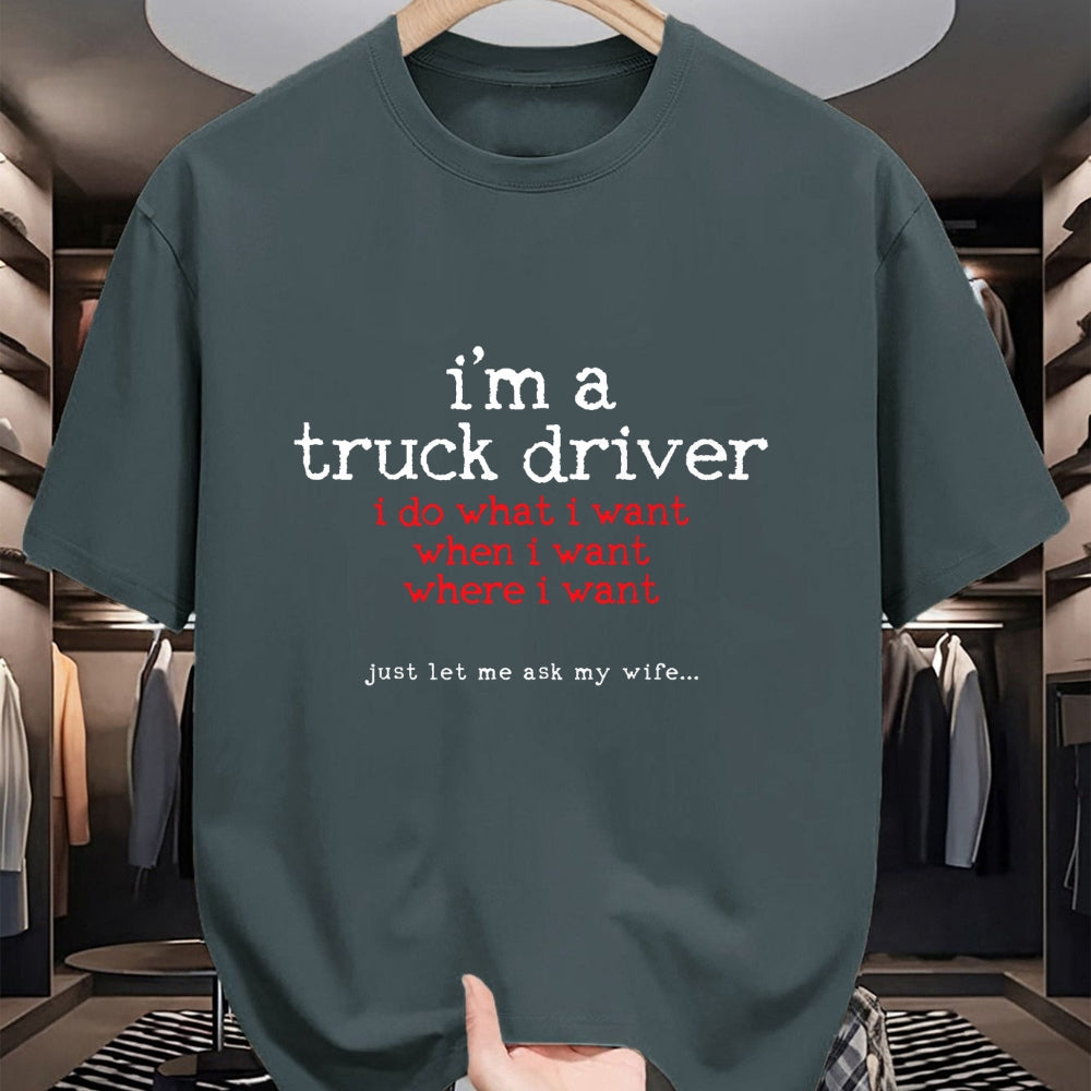 Best Truck Driver Life Shirt, Funny Trucker UnisexT-Shirt/Hoodie/Sweatshirt HLT00 - TRUCK DRIVER T-Shirt (6)