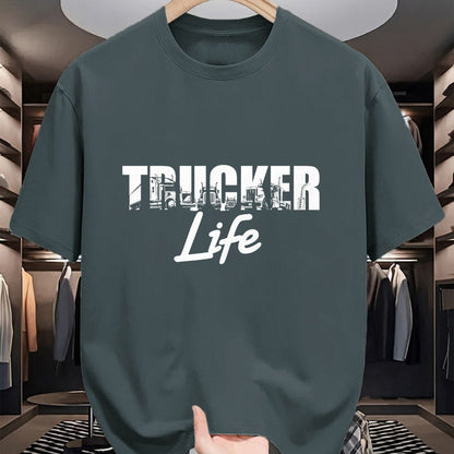 Best Truck Driver Life Shirt, Funny Trucker UnisexT-Shirt/Hoodie/Sweatshirt HLT00 - Truck Driver Trucker Life T-Shirt