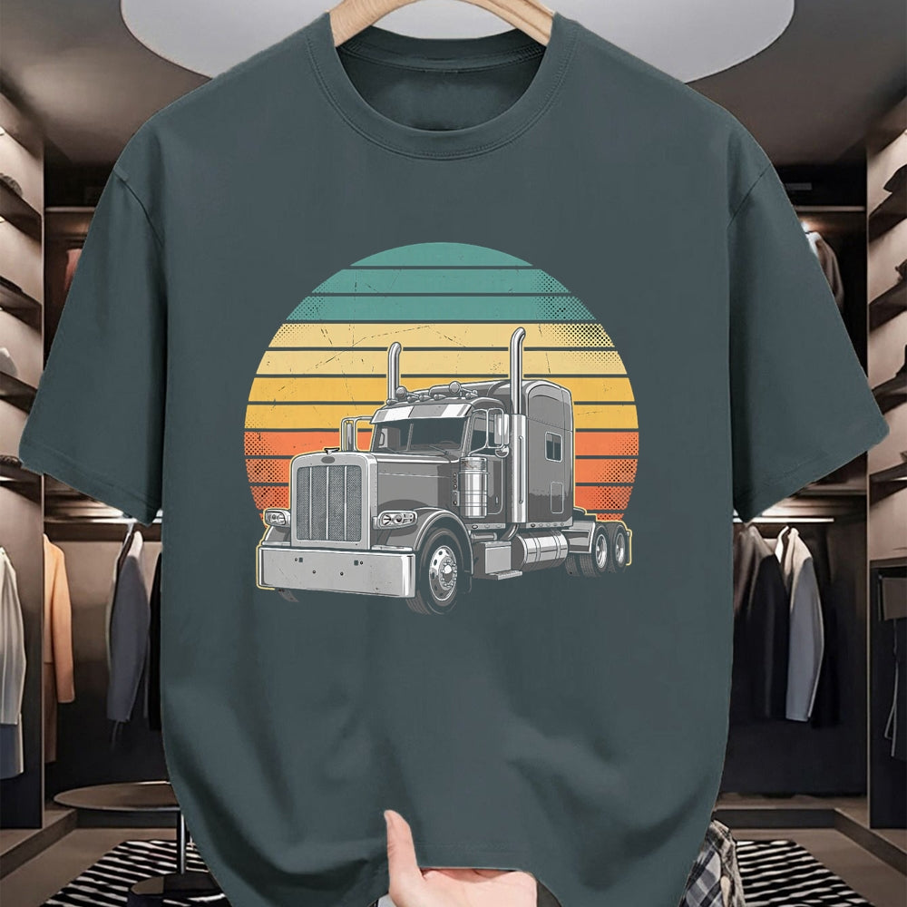 Best Truck Driver Life Shirt, Funny Trucker UnisexT-Shirt/Hoodie/Sweatshirt HLT00 - Vintage Truck Trucker Truck Driver 18 Wheeler Trucking T-Shirt
