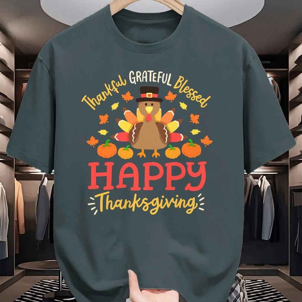 Best Thanksgiving Family Shirt , Funny Thanksgiving UnisexT-Shirt/Hoodie/Sweatshirt HLT00 - Thankful Grateful Blessed Happy Thanksgiving Turkey Gobble T-Shirt