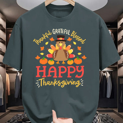 Best Thanksgiving Family Shirt , Funny Thanksgiving UnisexT-Shirt/Hoodie/Sweatshirt HLT00 - Thankful Grateful Blessed Happy Thanksgiving Turkey Gobble T-Shirt