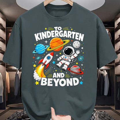 Best Student Shirt, Funny Back To School UnisexT-Shirt/Hoodie/Sweatshirt HLT00 - to Kindergarten and Beyond Astronaut Space Back to School T-Shirt
