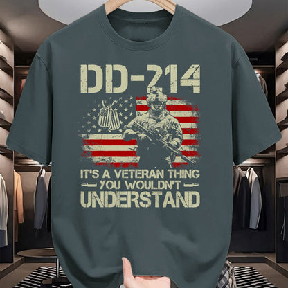Proud Veteran Shirt, Funny Veteran UnisexT-Shirt/Hoodie/Sweatshirt HLT00 - DD-214 It_s A Veteran Thing You Wouldn_t Understand T-Shirt Tee for Men Women