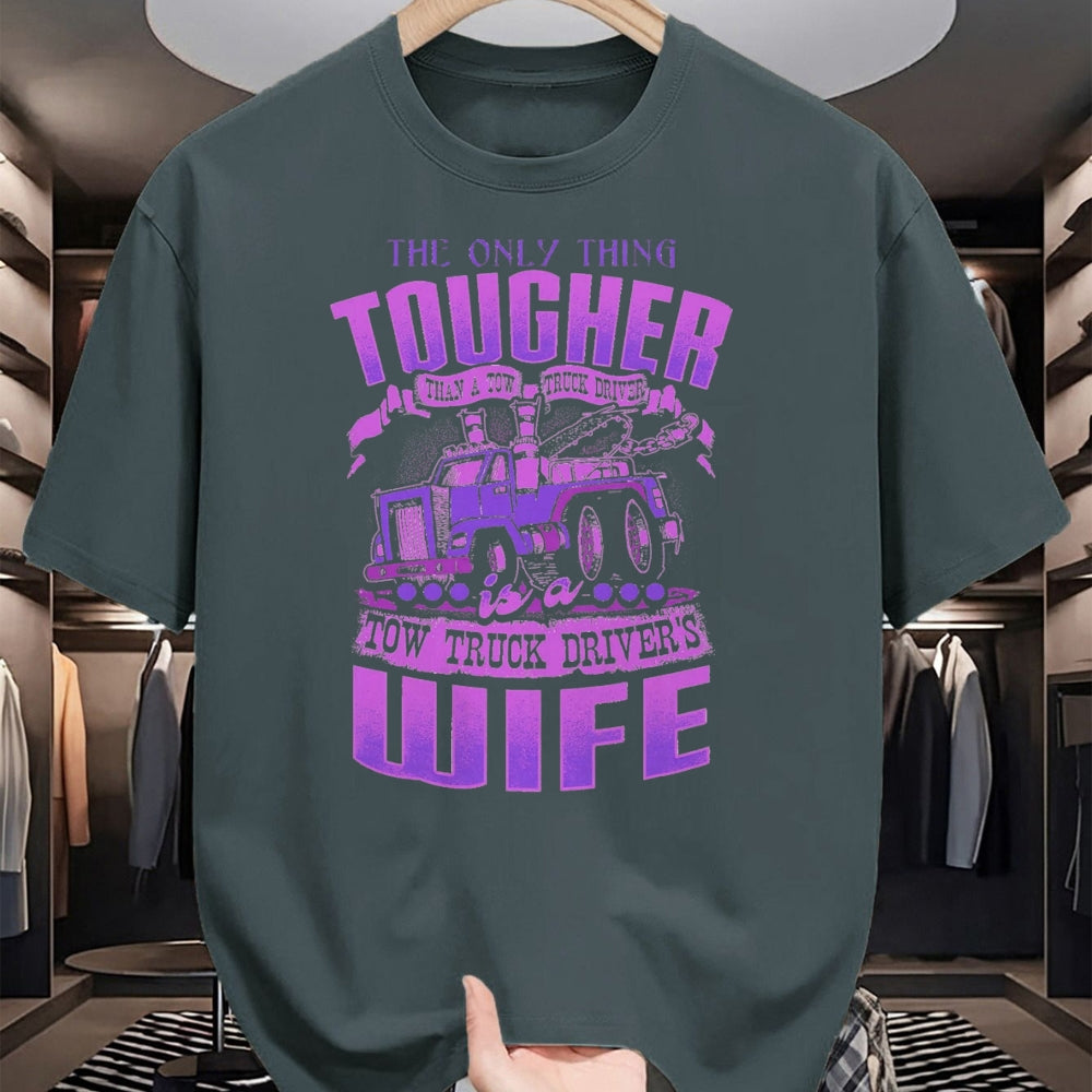 Best Truck Driver Life Shirt, Funny Trucker UnisexT-Shirt/Hoodie/Sweatshirt HLT00 - Tow Truck Drivers Wife Funny Tow Truck Drivers T-Shirt, Men, Black, X-Large