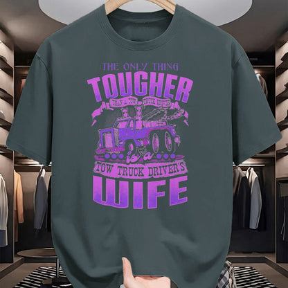 Best Truck Driver Life Shirt, Funny Trucker UnisexT-Shirt/Hoodie/Sweatshirt HLT00 - Tow Truck Drivers Wife Funny Tow Truck Drivers T-Shirt, Men, Black, X-Large