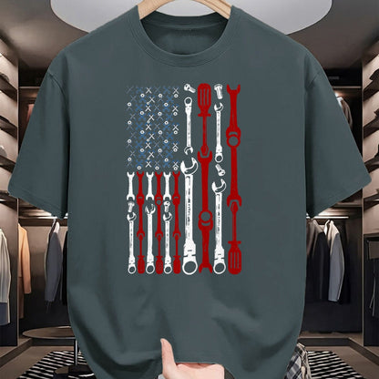 Best Mechanic Life Shirt, Funny Mechanic UnisexT-Shirt/Hoodie/Sweatshirt HLT00 - American Flag Mechanic Shirts Patriotic Mechanic USA Flag T-Shirt for Women Kids Men