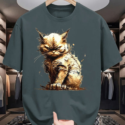 Cat Love Shirt, Funny Cat Lover Gift UnisexT-Shirt/Hoodie/Sweatshirt HLT00 - Mean Fierce Kitty Cat Kitten Funny Cat T-Shirt T-Shirt for Men Women