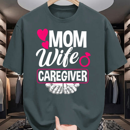 Funny Nurse Shirt, Nurse Unisex T-Shirt/Hoodie/Sweatshirt HLT00 - Mom Wife Caregiver Funny Caregiver T-Shirt