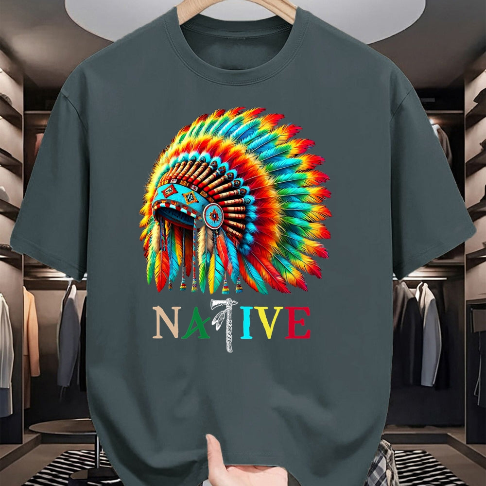 Native American T-Shirts, Vintage Native American Unisex T-Shirt/Hoodie/Sweatshirt HLT00 - Native American Indian Day Pride Indigenous Cherokee Costume