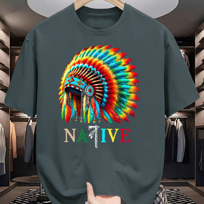 Native American T-Shirts, Vintage Native American Unisex T-Shirt/Hoodie/Sweatshirt HLT00 - Native American Indian Day Pride Indigenous Cherokee Costume