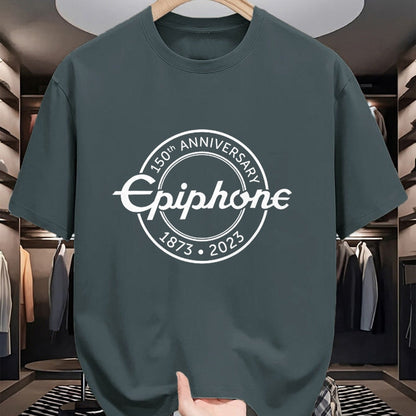 Guitar Lover Shirt, Funny Guitar UnisexT-Shirt/Hoodie/Sweatshirt HLT00 - Epiphone 150th Anniversary T-Shirt - Guitar Apparel - Unisex-Adults, Unisex-Kids - Black - Small - S