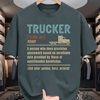 Best Truck Driver Life Shirt, Funny Trucker UnisexT-Shirt/Hoodie/Sweatshirt HLT00 - Trucker Definition Funny Truck Driver T-Shirt