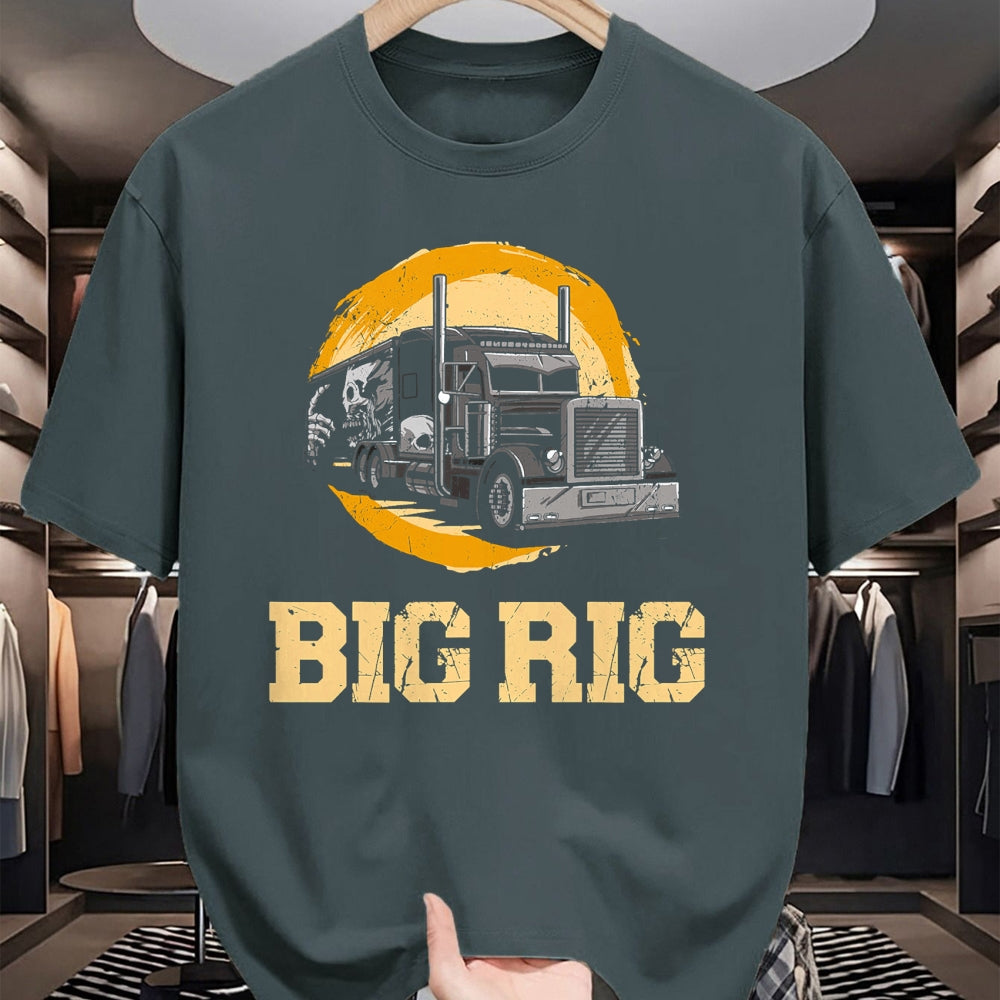 Best Truck Driver Life Shirt, Funny Trucker UnisexT-Shirt/Hoodie/Sweatshirt HLT00 - Trucker Truck Driver Vintage Big Rig T-Shirt