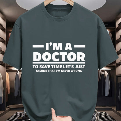 Best Doctor Shirt, Funny Doctor UnisexT-Shirt/Hoodie/Sweatshirt HLT00 - I'm A Doctor Never Wrong Funny Docor Medical Student T-Shirt