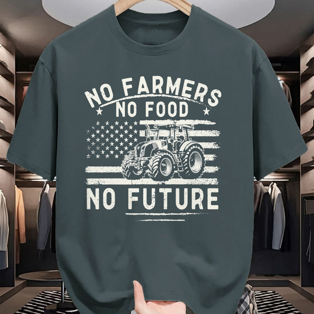 Best Farmer Life Shirt, Funny Farmer UnisexT-Shirt/Hoodie/Sweatshirt HLT00 - Farming Tractors USA Flag No Farmers No Food Farm Patriotic T-Shirt