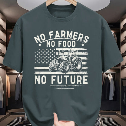 Best Farmer Life Shirt, Funny Farmer UnisexT-Shirt/Hoodie/Sweatshirt HLT00 - Farming Tractors USA Flag No Farmers No Food Farm Patriotic T-Shirt