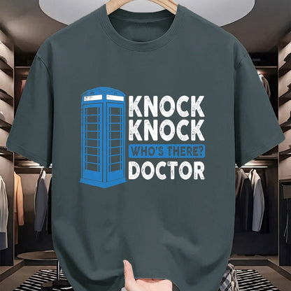 Best Doctor Shirt, Funny Doctor UnisexT-Shirt/Hoodie/Sweatshirt HLT00 - Hilarious Humor Knock Knock Doctor Funny Knock Who_s There T-Shirt