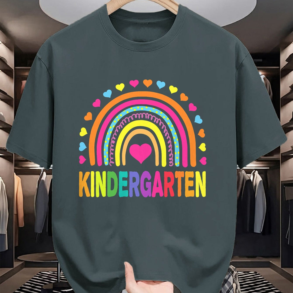 Best Student Shirt, Funny Back To School UnisexT-Shirt/Hoodie/Sweatshirt HLT00 - Kindergarten Rainbow Girls Boys Teacher Team Kinder Squad T-Shirt