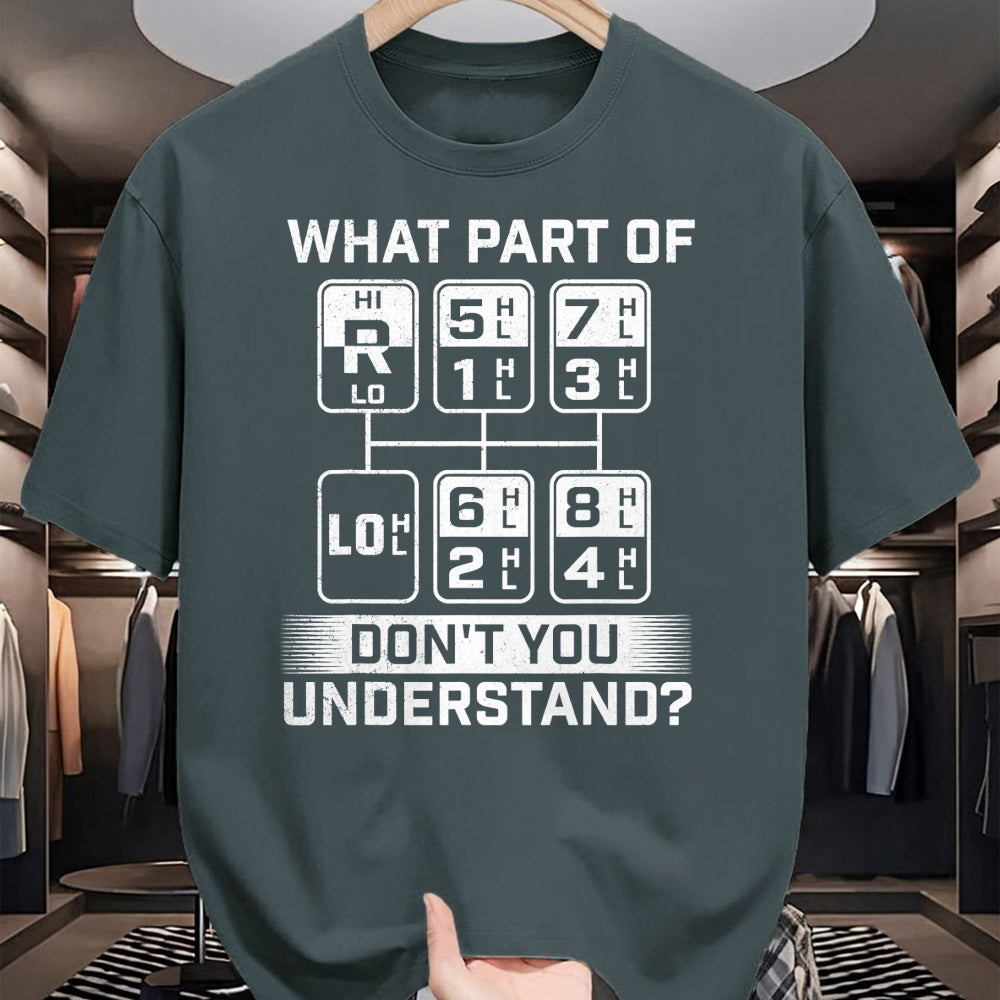 Best Truck Driver Life Shirt, Funny Trucker UnisexT-Shirt/Hoodie/Sweatshirt HLT00 - What Part Don't You Understand - Trucker Semi Truck Driver T-Shirt